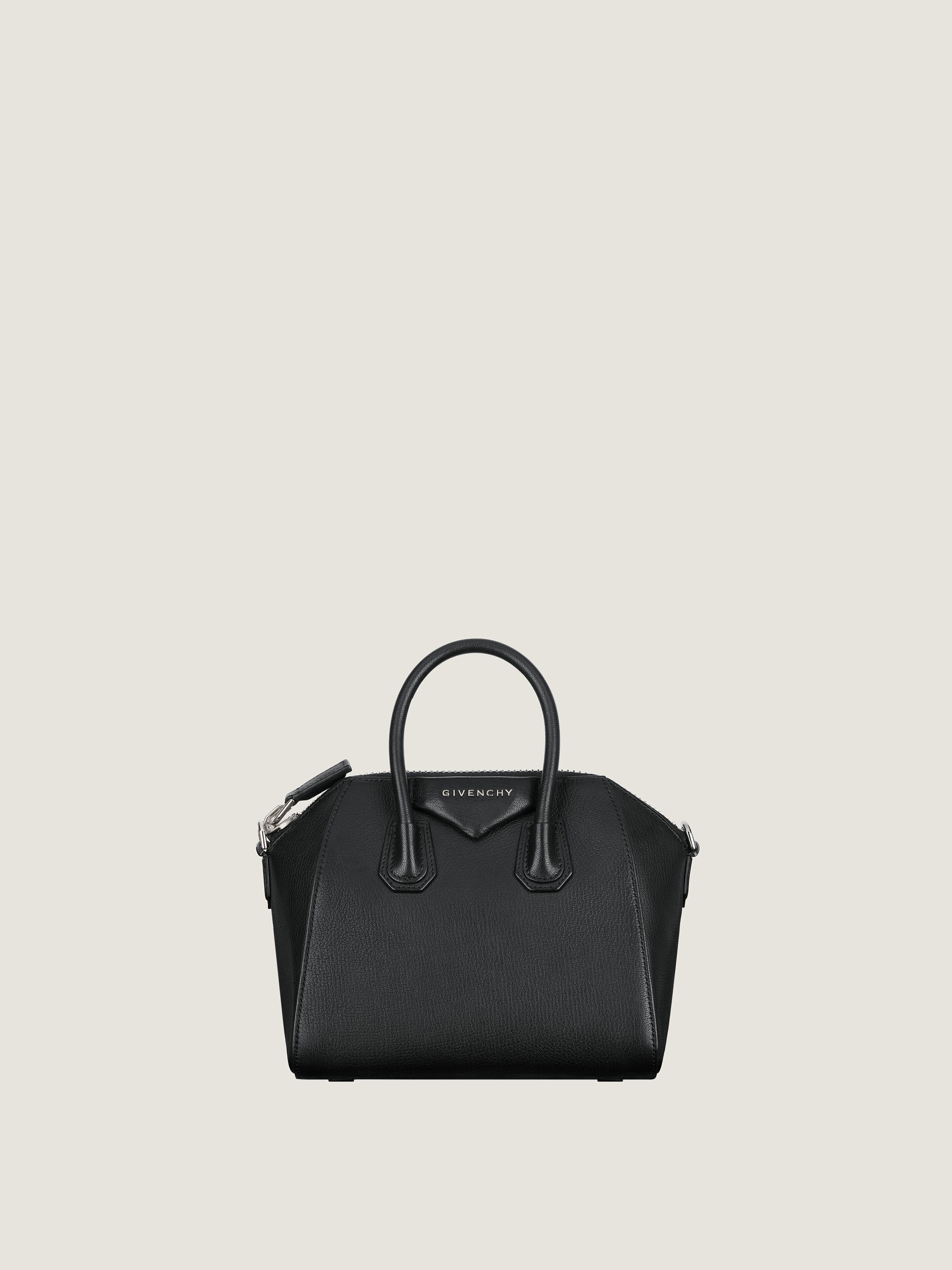 Mini Antigona bag in grained leather
